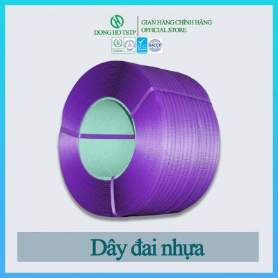 Dây đai nhựa PP buộc kiện hàng chịu nhiệt độ cấp đông -40 độ màu tím