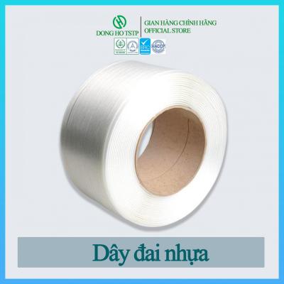 Dây đai nhựa PP buộc kiện hàng chịu nhiệt độ cấp đông -40 độ - màu trắng