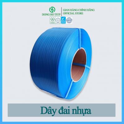 Dây đai nhựa PP buộc kiện hàng chịu nhiệt độ cấp đông -40 độ - màu xanh dương