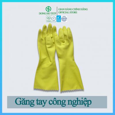 Găng tay cao su đa năng loại răng cưa - màu vàng