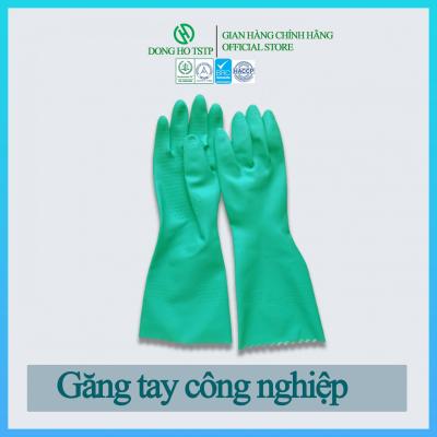 Găng tay cao su đa năng loại răng cưa - màu xanh lá