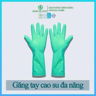 Găng tay cao su gia dụng - màu xanh lá