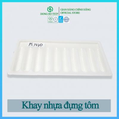 Khay nhựa PS đựng tôm NVO