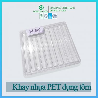 Khay nhựa PET đựng tôm size 21/25
