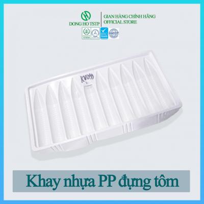 Khay nhựa PP đựng tôm KV099