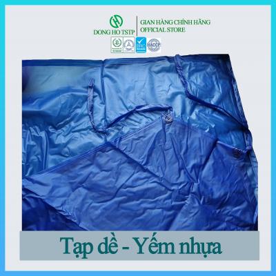 Tạp dề nhựa chống nước màu xanh dương